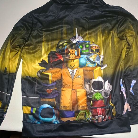 Roblox "Builderman" and Friends Graphic Print Hoodie - Size XXL - Picture 5 of 5